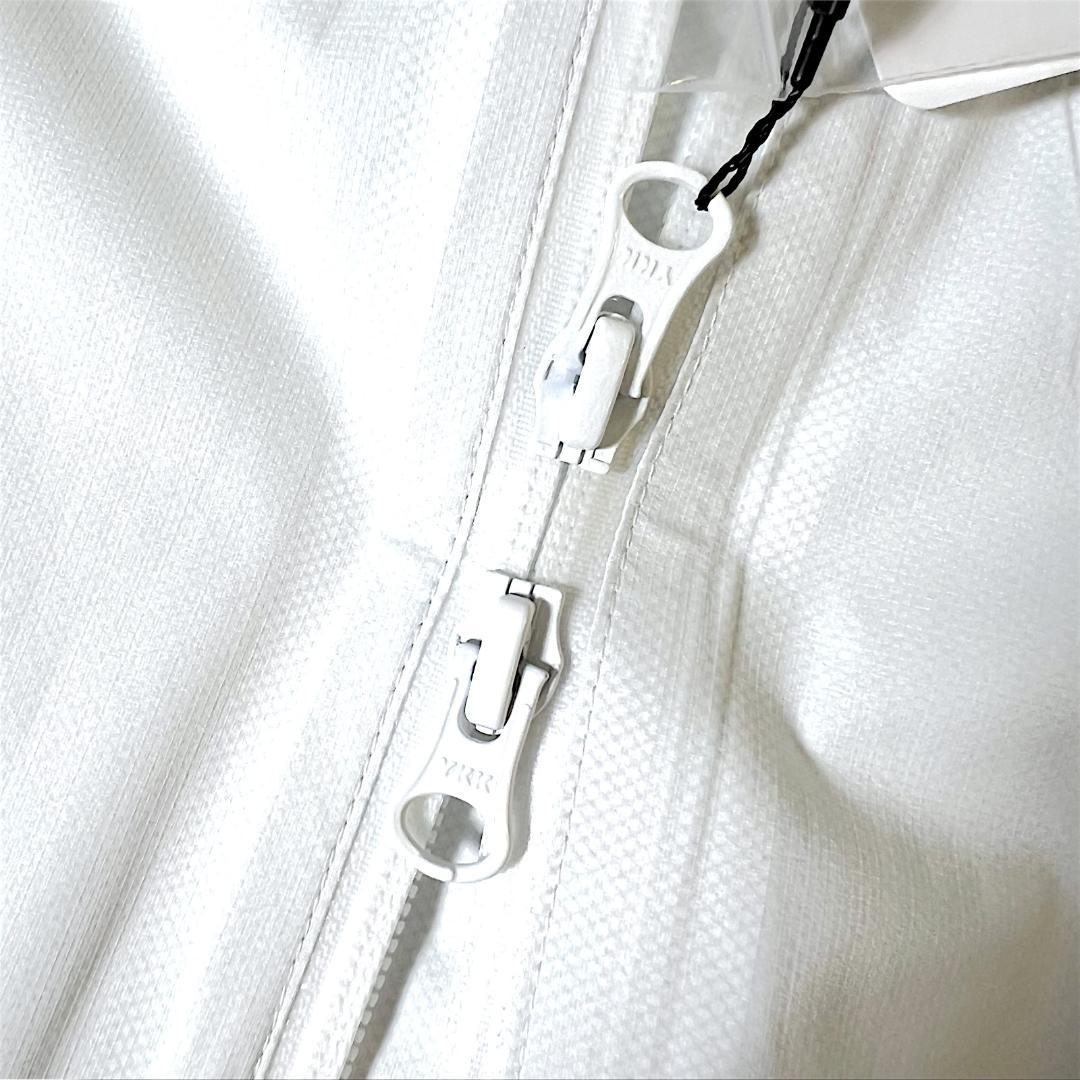 2 パーリーゲイツ AQUAX 防水透湿 レインジャケット ワンピース 白