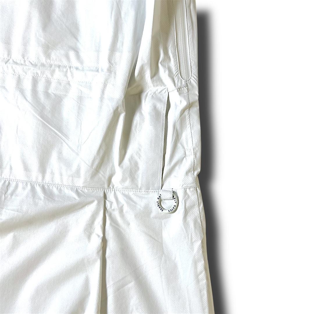 2 パーリーゲイツ AQUAX 防水透湿 レインジャケット ワンピース 白