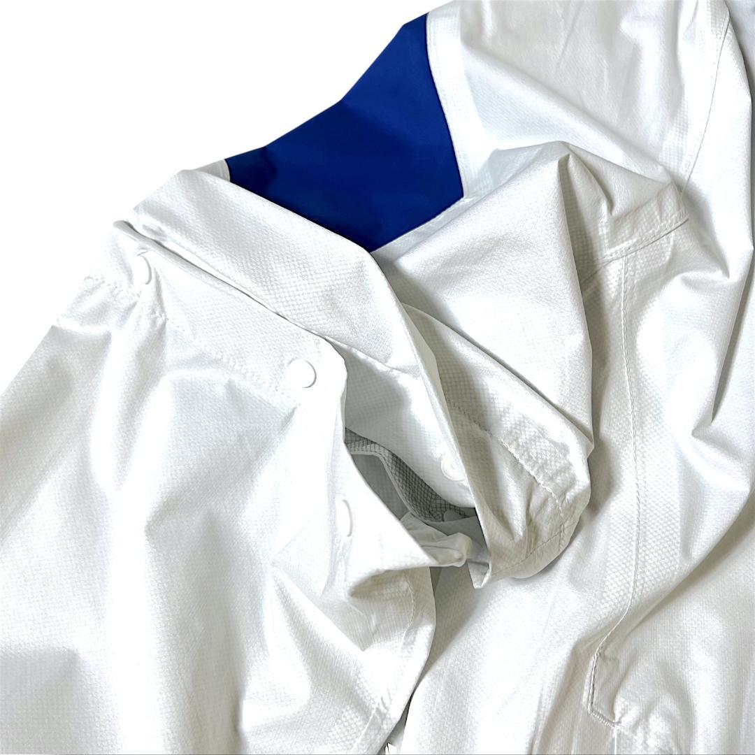 2 パーリーゲイツ AQUAX 防水透湿 レインジャケット ワンピース 白