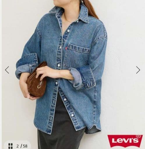 ジャーナルスタンダード別注【Levi ’s 】デニムシャツ　Mサイズ新品タグ付き