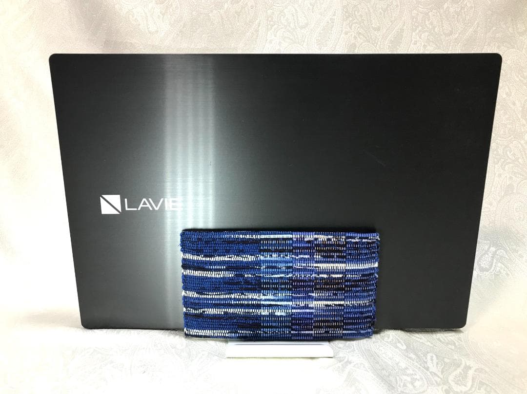 温かみのあるパソコンスタンド（青）