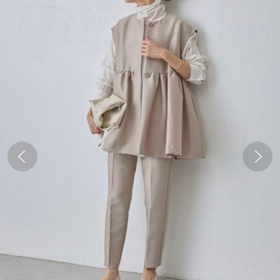 BEARDSLEY ペプラムギャザージレ