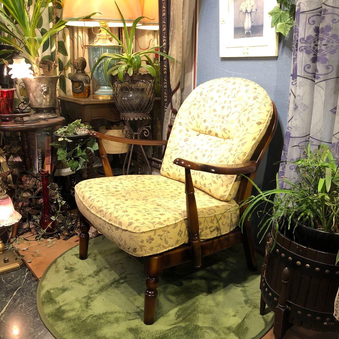 ナイス さま専用　Sale L 1 極美品　カリモク　コロニアル シングルソファ