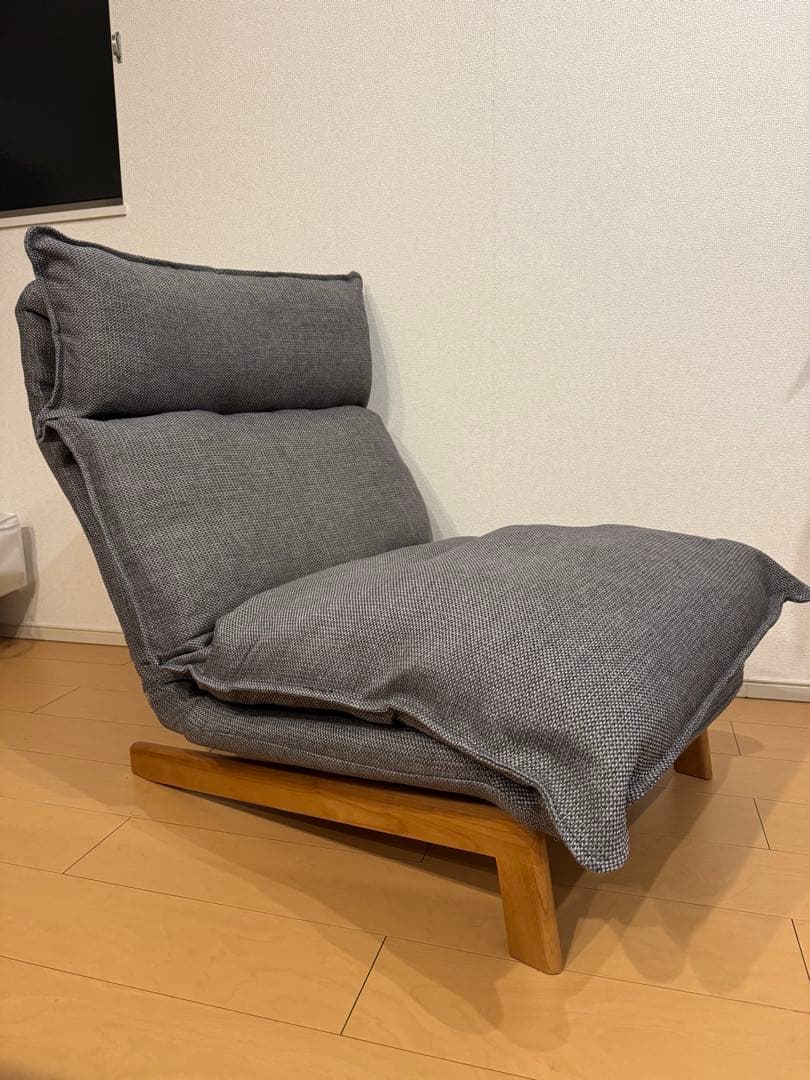 【使用1年】無印良品　ハイバックリクライニングソファ　1人掛けソファ