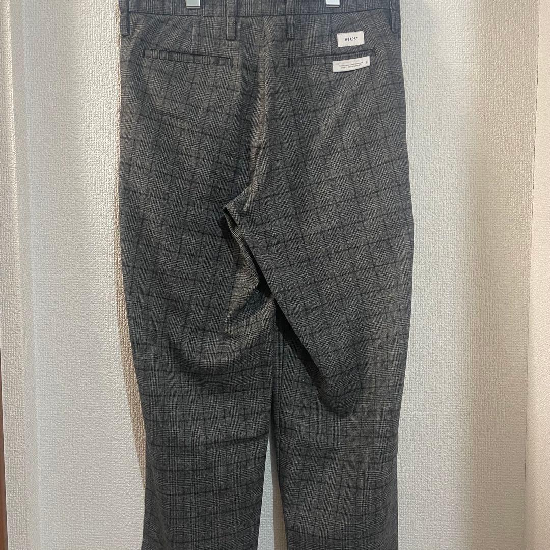 WTAPS 23aw WRKT2001 チェック柄 スラックス