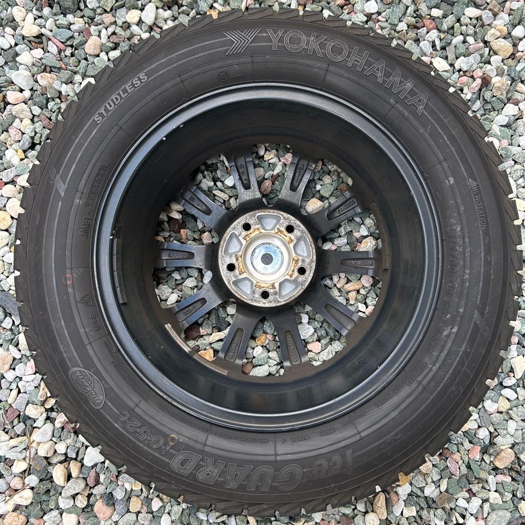 【4本同時購入必須①/4】 ヨコハマスタッドレス ホイール付き215/60R16