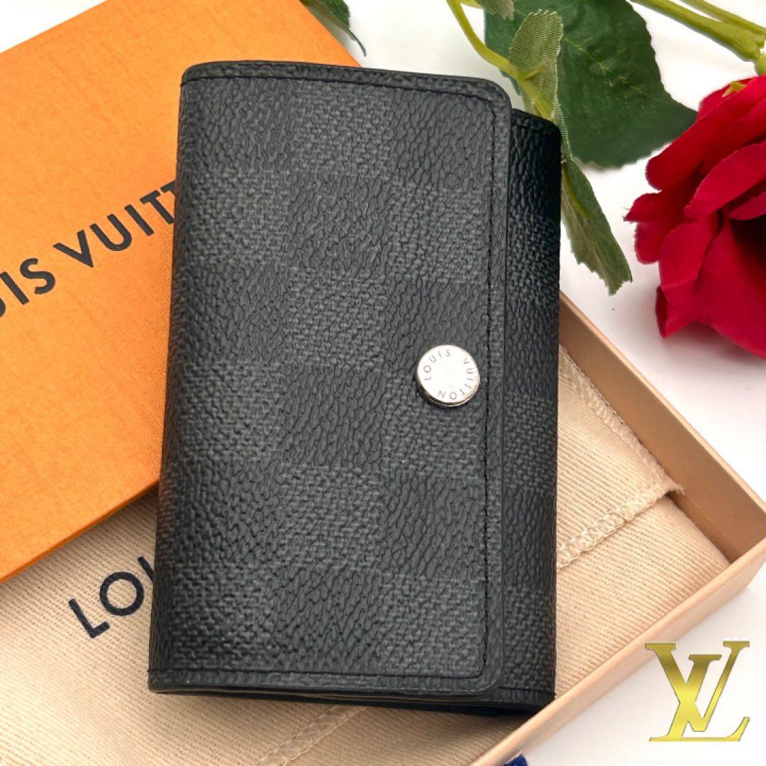 【IC搭載】ルイヴィトン 6連キーケース ダミエ グラフィット ✨極美品✨