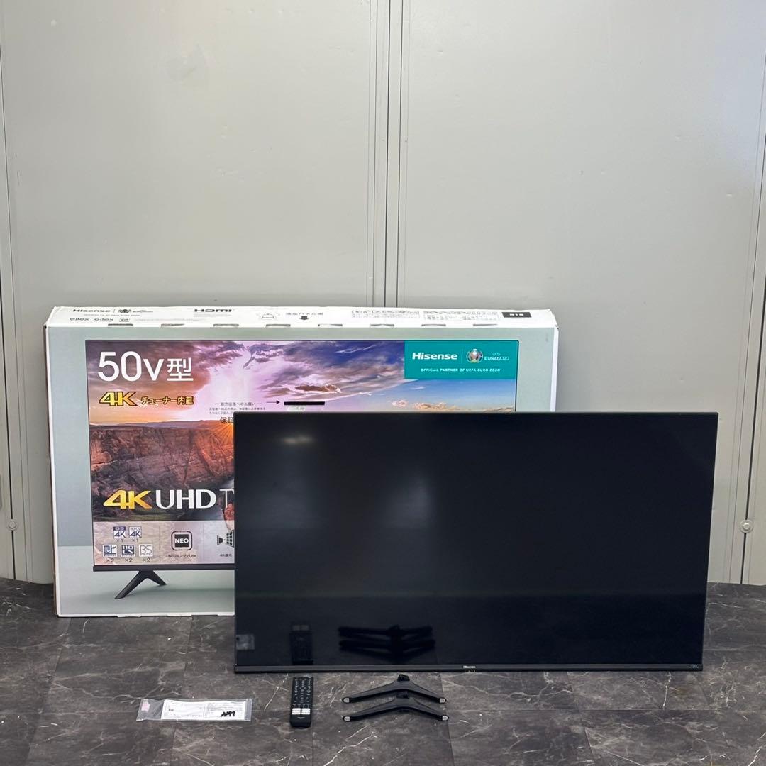 ∞原始人2021年製 4K対応 美品 ハイセンス 50V 50E65G