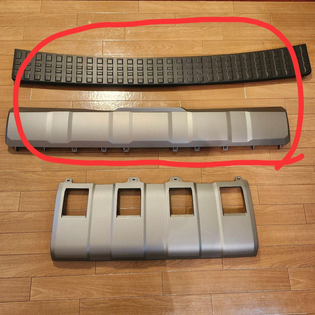 black star【ランクル250リアバンパーカバー、ステップガード】