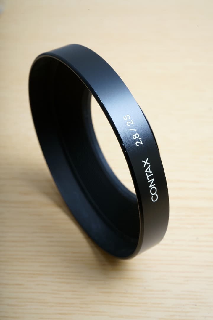 コンタックス　メタルレンズフード　ディスタゴン25mmF2.8専用　（中古品）