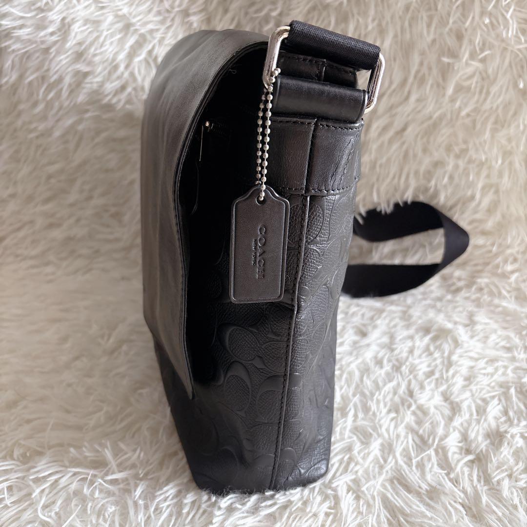 本日限定出品❗️COACH メッセンジャーバッグ シグネチャー レザー