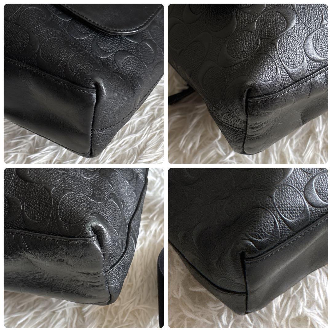 本日限定出品❗️COACH メッセンジャーバッグ シグネチャー レザー