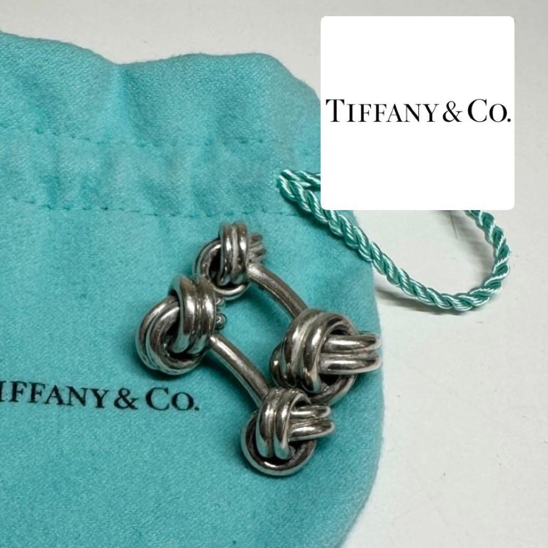 Tiffany & Co. ノットデザイン カフス シルバー 925