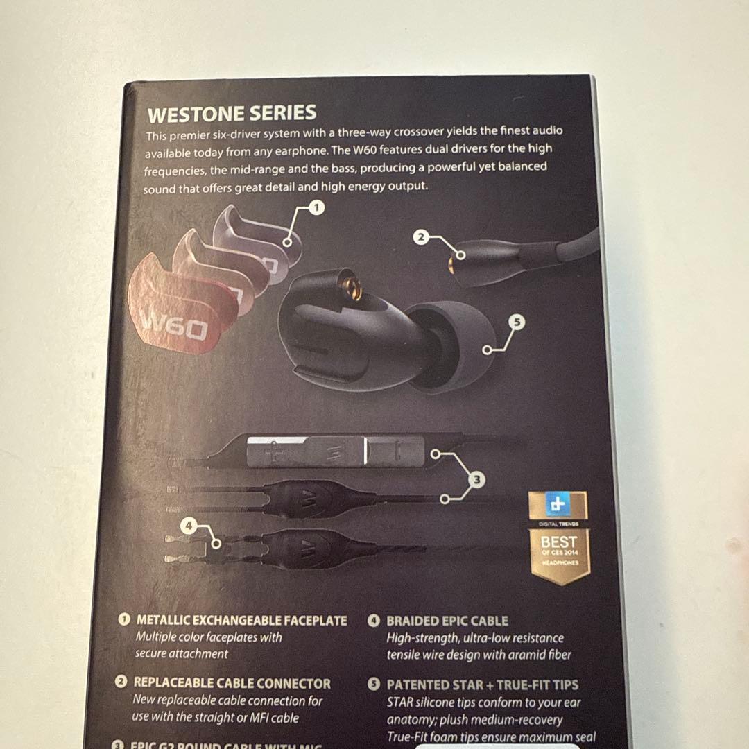 Westone W60 有線イヤホン