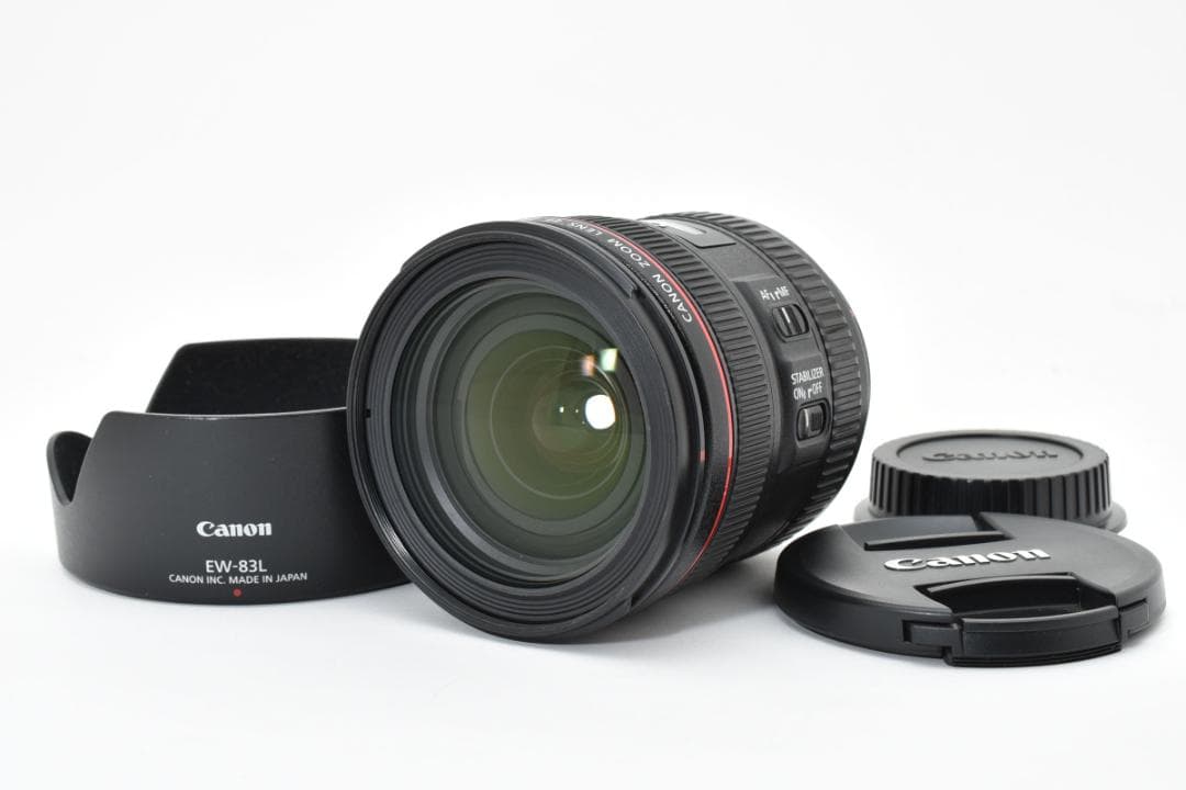 動確済 超美品 キャノン EF 24-70mm f/4 L IS USM#663