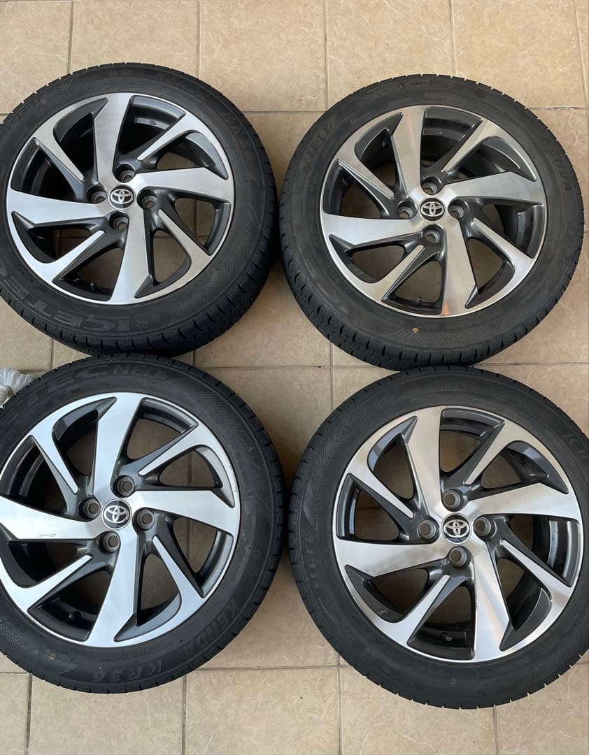 アクア❗️NHP10❗️スタッドレス付純正アルミ　Ｘアーバン　175/60R16