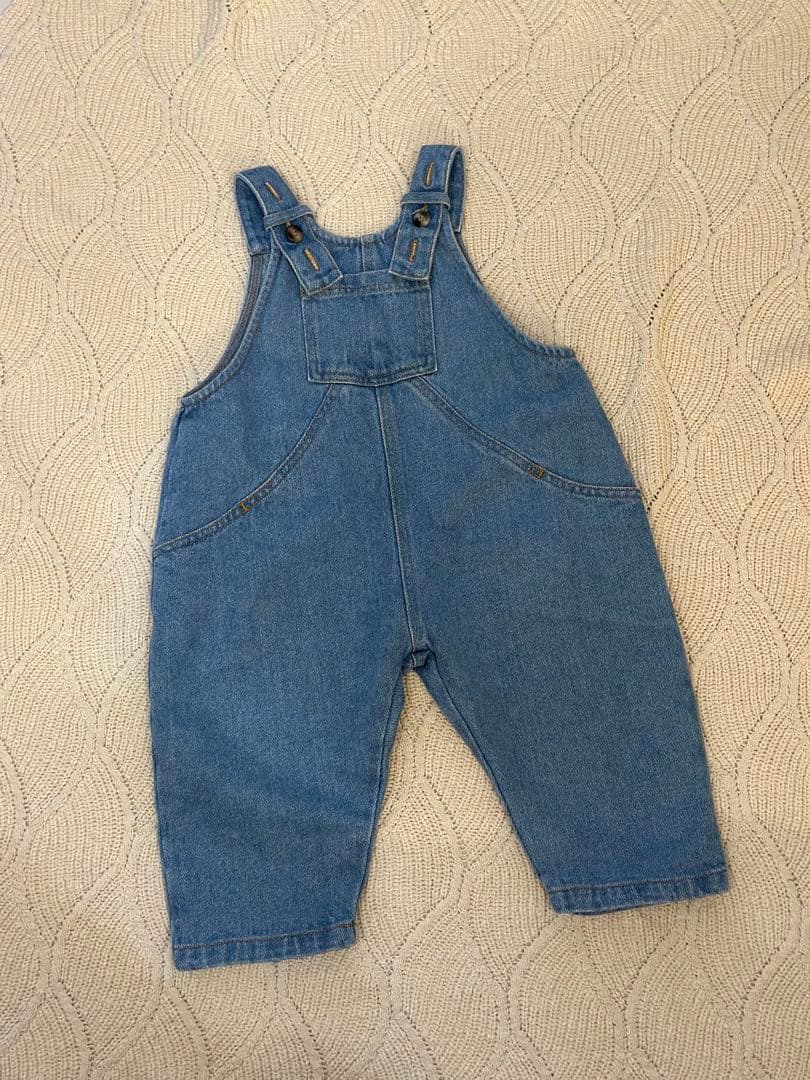 the simple folk 2-3y デニム オーバーオール