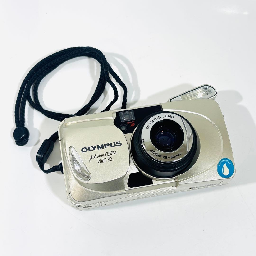 ★美品・動作品★【A1725】OLYMPUS μ ZOOM WIDE80