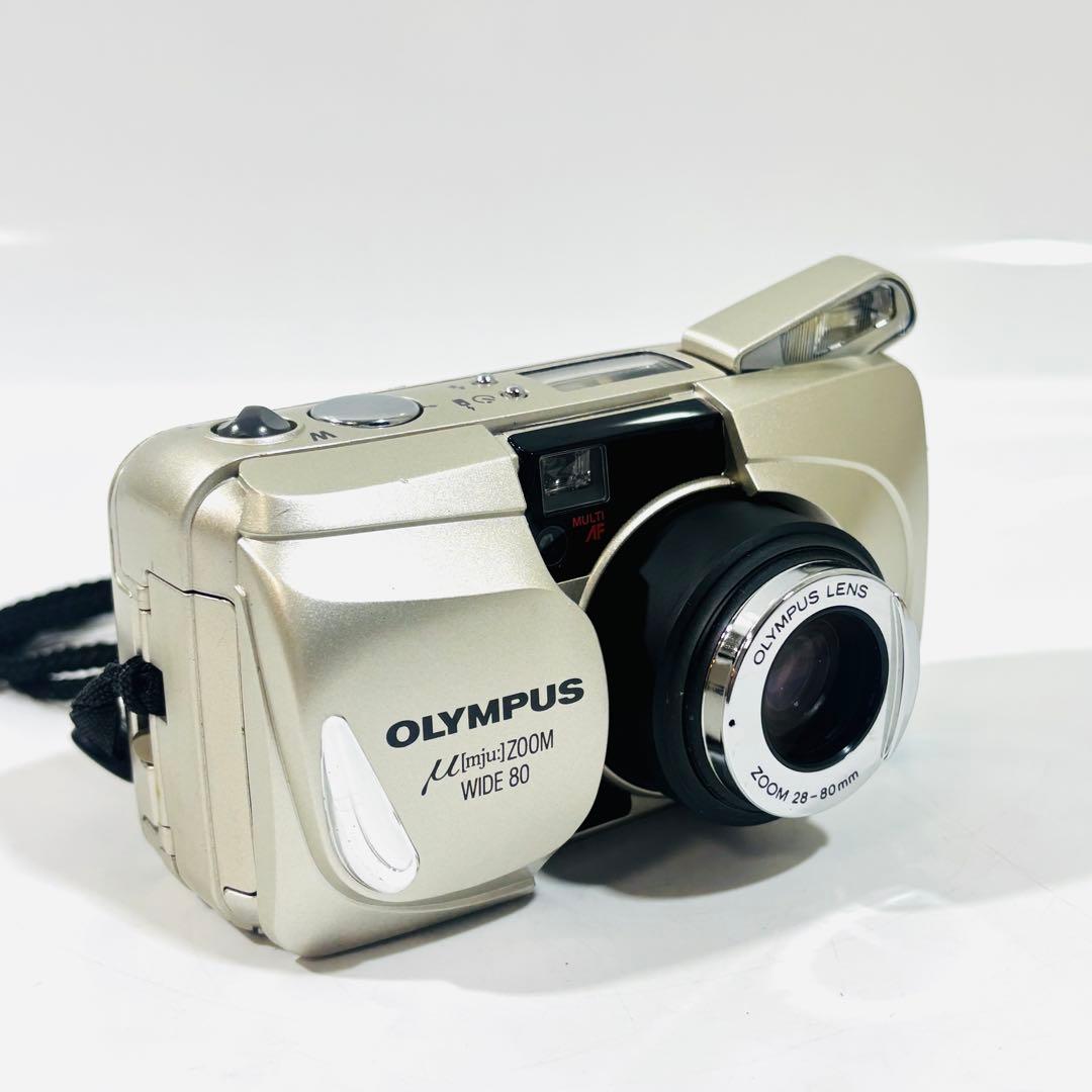 ★美品・動作品★【A1725】OLYMPUS μ ZOOM WIDE80