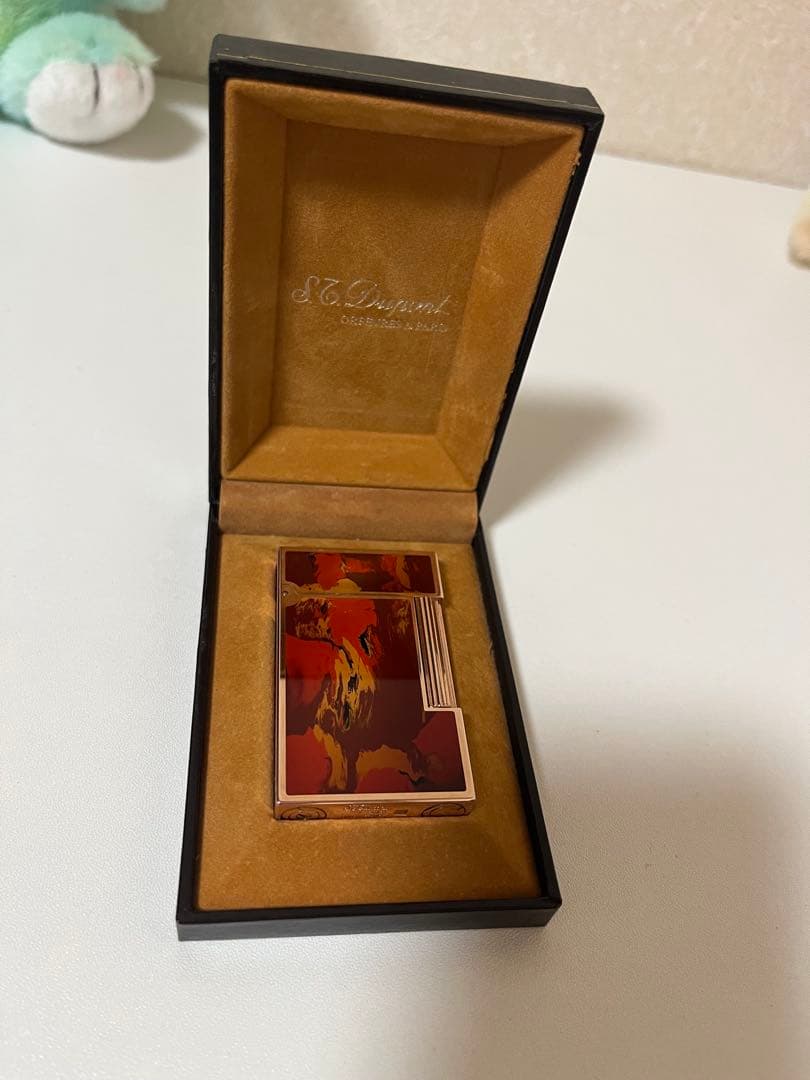 デュポンライター　ガスライター　超レアモデル、純正漆　高額モデル　ほぼ新品　本物