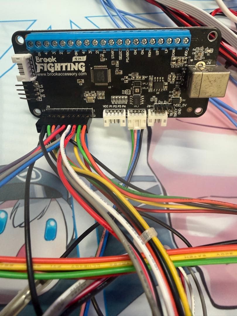 エレン　くろまき工房　アケコン　付属品多数　レバーレス