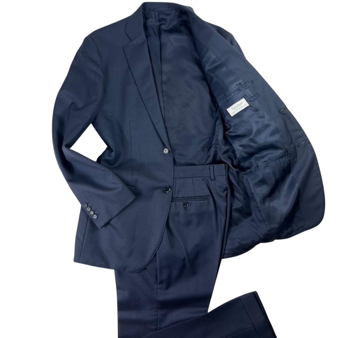 極美品 希少XL相当 トゥモローランド NIKKE スーツ セットアップ 濃紺