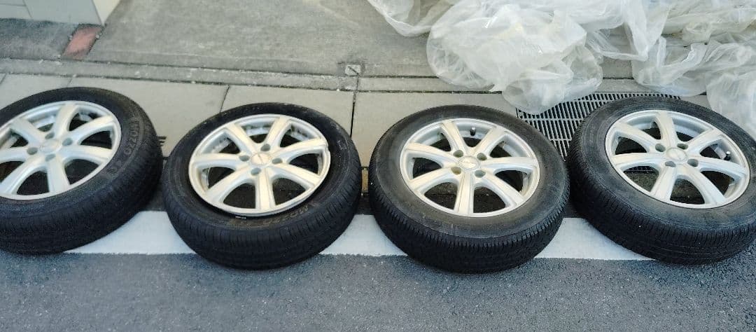 ジャンク 15インチ 夏タイヤ・ホイールセット