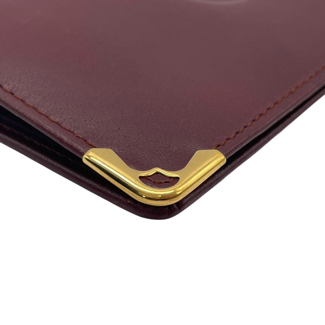美品　Cartier カルティエ　w6 二つ折り　ケース　名刺入れ　レザー