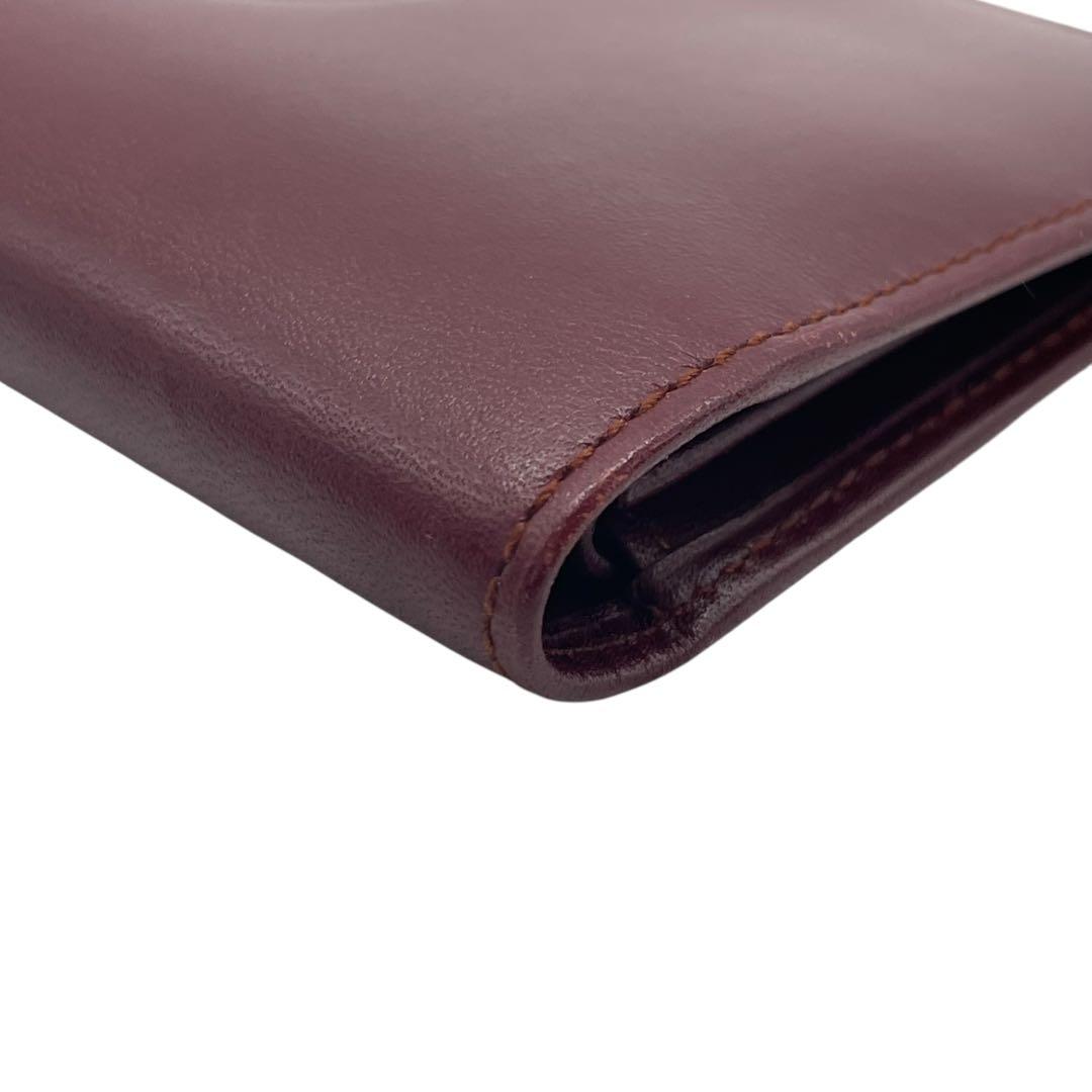 美品　Cartier カルティエ　w6 二つ折り　ケース　名刺入れ　レザー