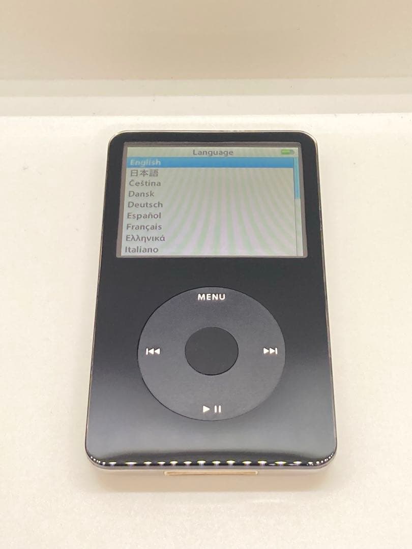 綺麗なiPod classic 第5世代 30GBから256GB 黒　ブラック