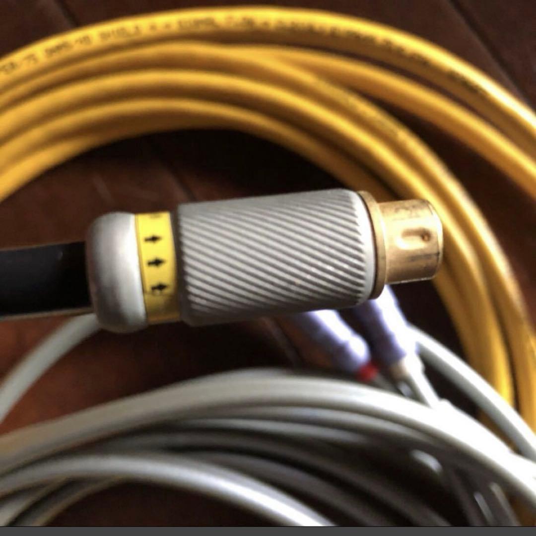 ワイヤーワールドS端子ケーブルとオーディオテクニカ音声ケーブルのセット