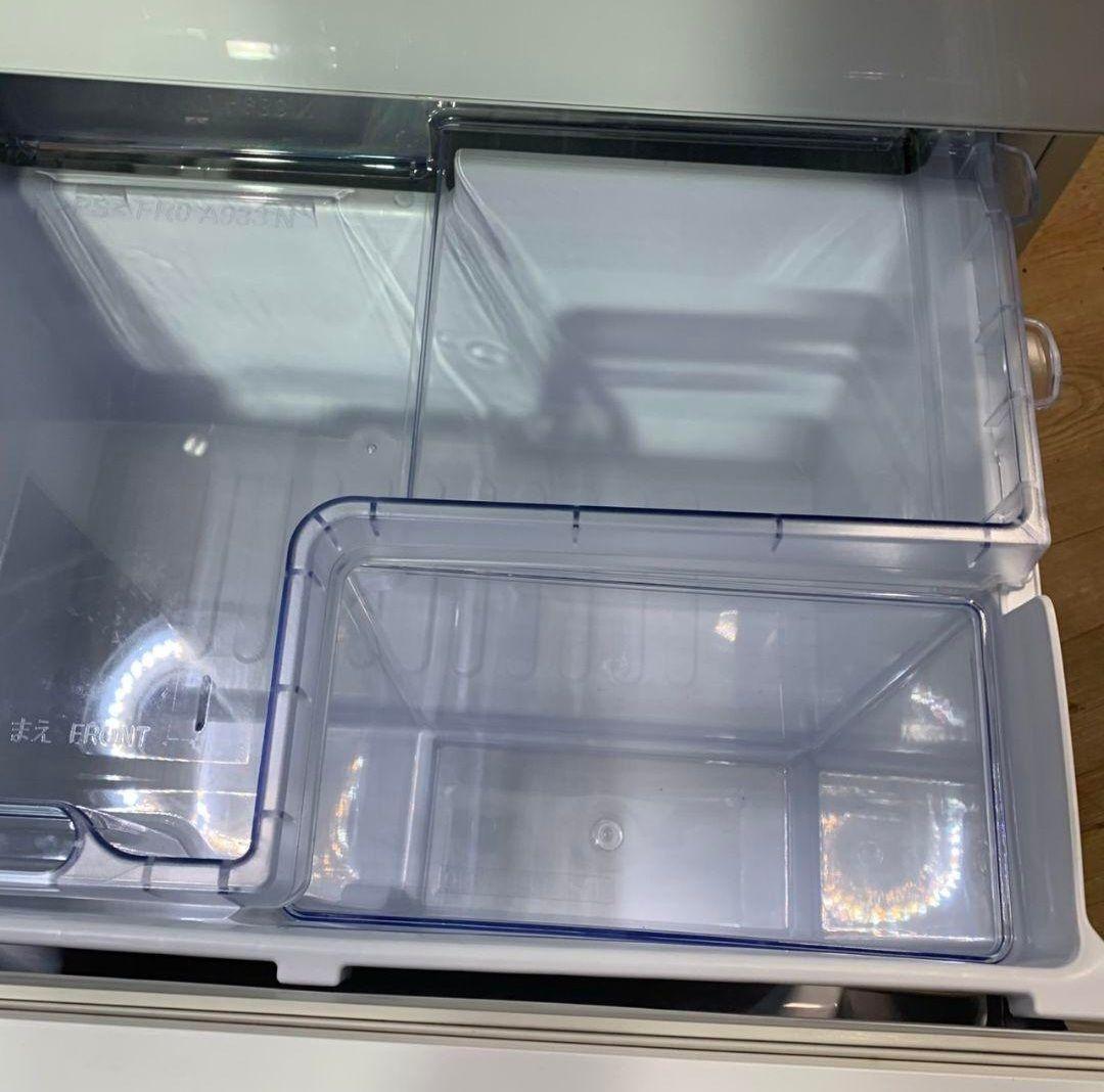 G032R\" SHARP 350L 両開き 冷蔵庫 SJ-GW35G-W