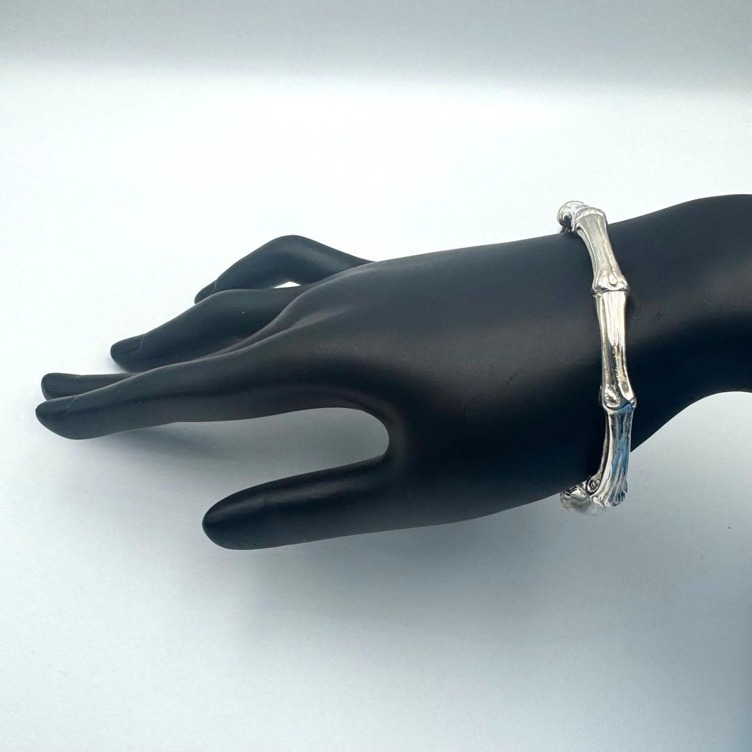 【TIFFANY&Co】　鏡面仕上げ　廃盤　バンブー バングル ヴィンテージ