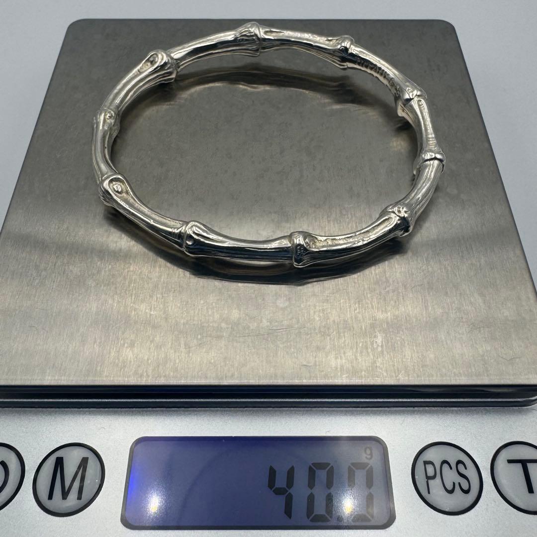 【TIFFANY&Co】　鏡面仕上げ　廃盤　バンブー バングル ヴィンテージ