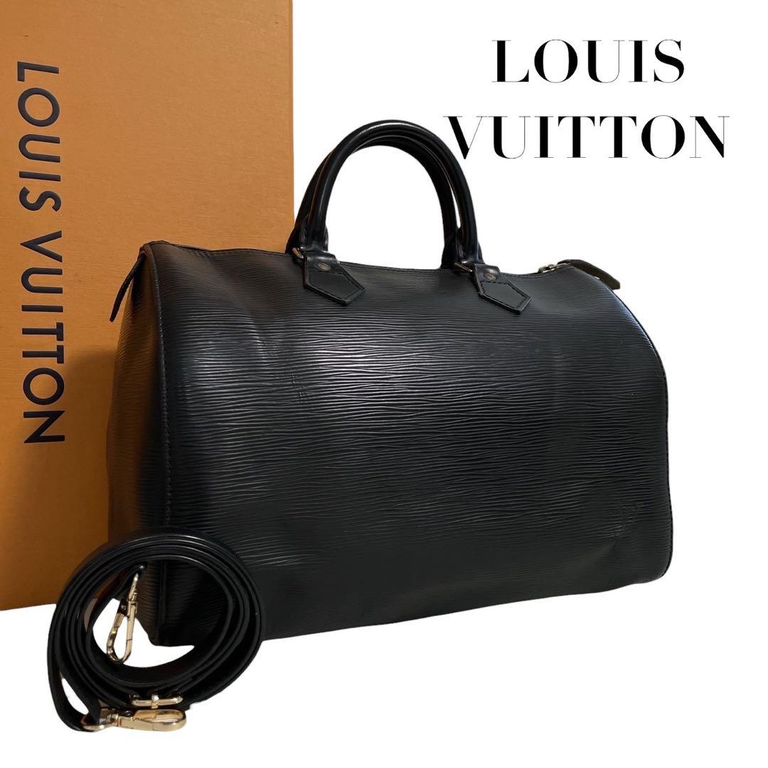 ルイヴィトン　エピ　スピーディ30　ミニボストンバッグ　黒　5375