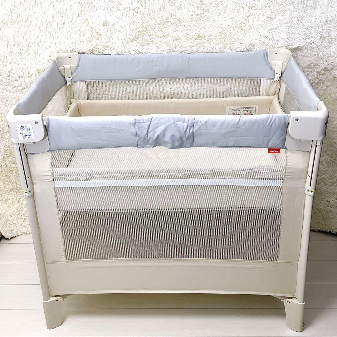 Aprica アップリカ ベビーベッド ココネルエアーAB 元箱付き 極美品