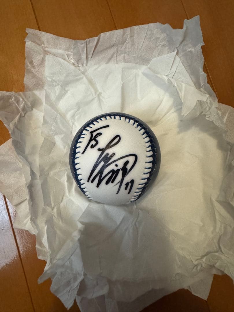 大谷翔平直筆サインボール(ファイターズ背番号11)