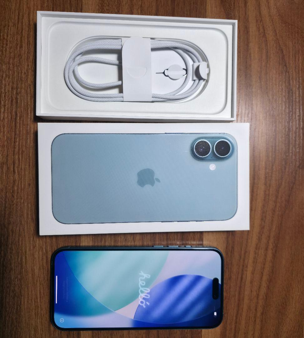 【バッテリー100%】iPhone 16 Plus 256GB ティール