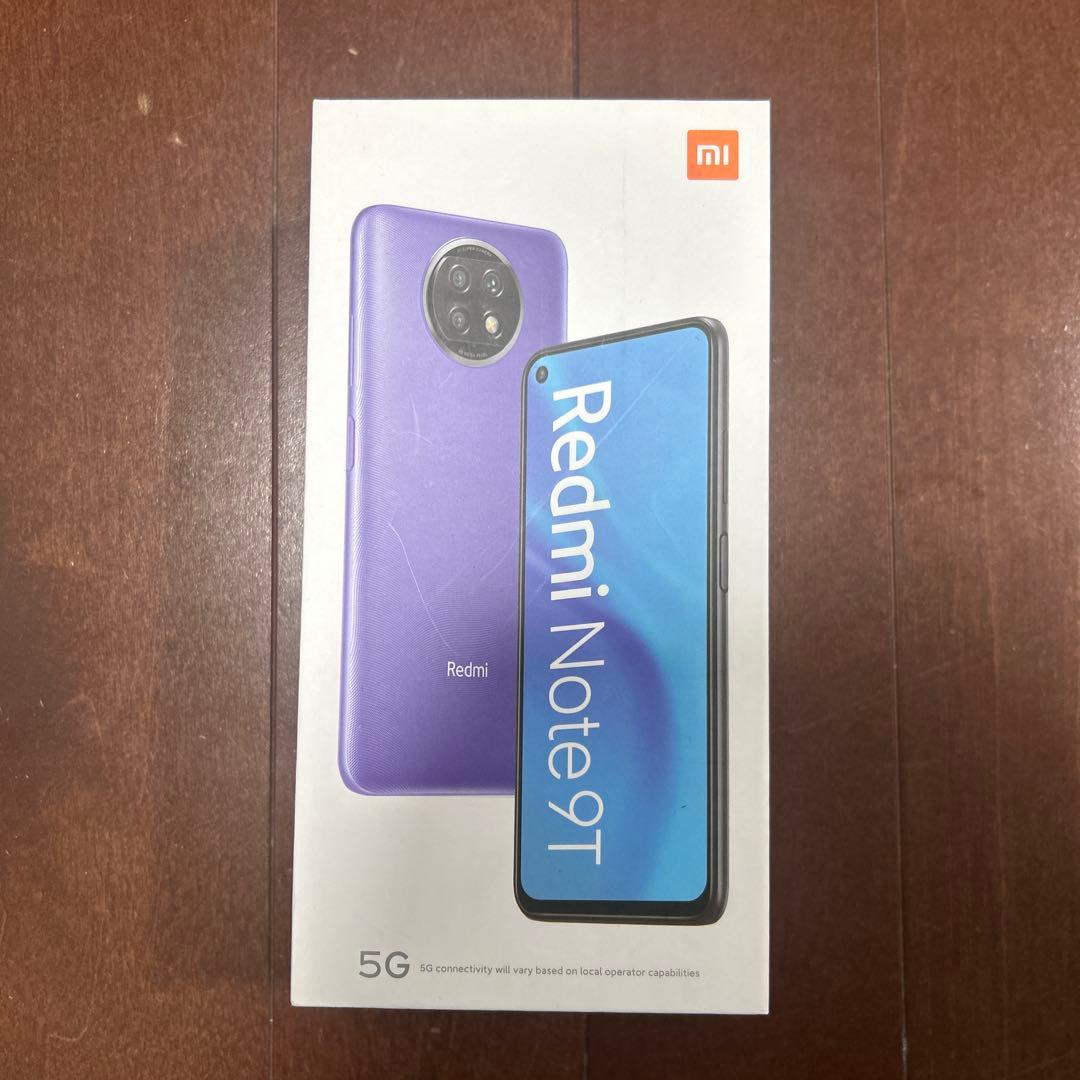 Xiaomi Redmi Note 9T 5G パープル 本体