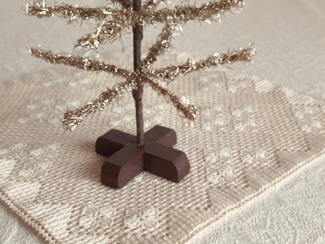 【parisさま】vintage tree ❀ 燻ゴールドの ツリー 28 cm