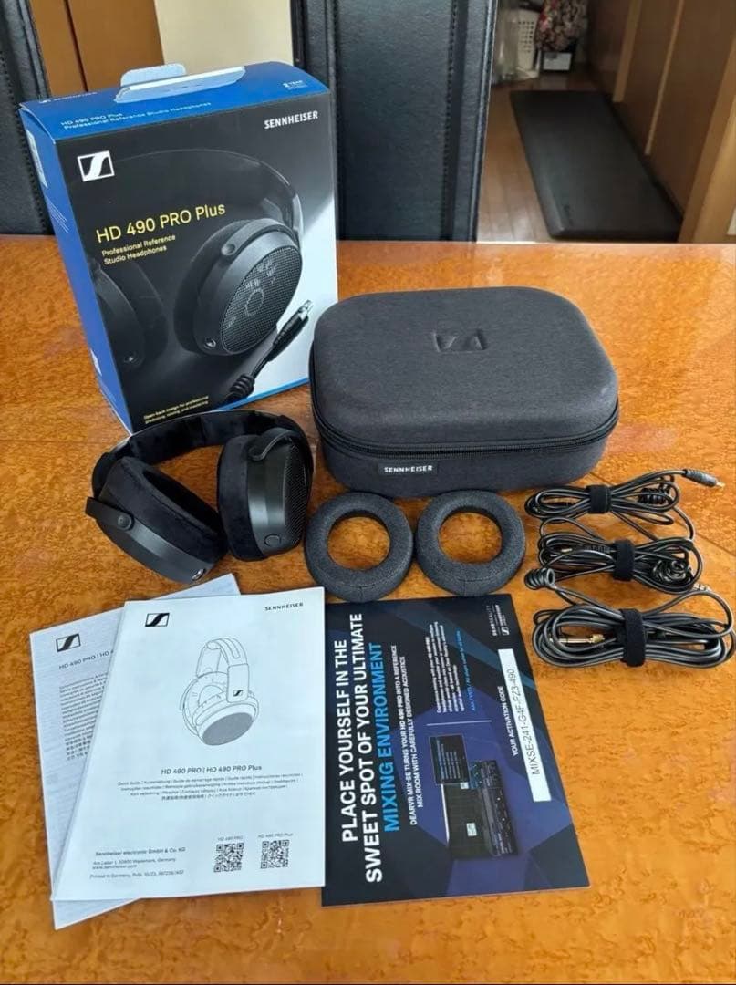SENNHEISER HD490PRO PLUS 4.4mmバランスケーブル付