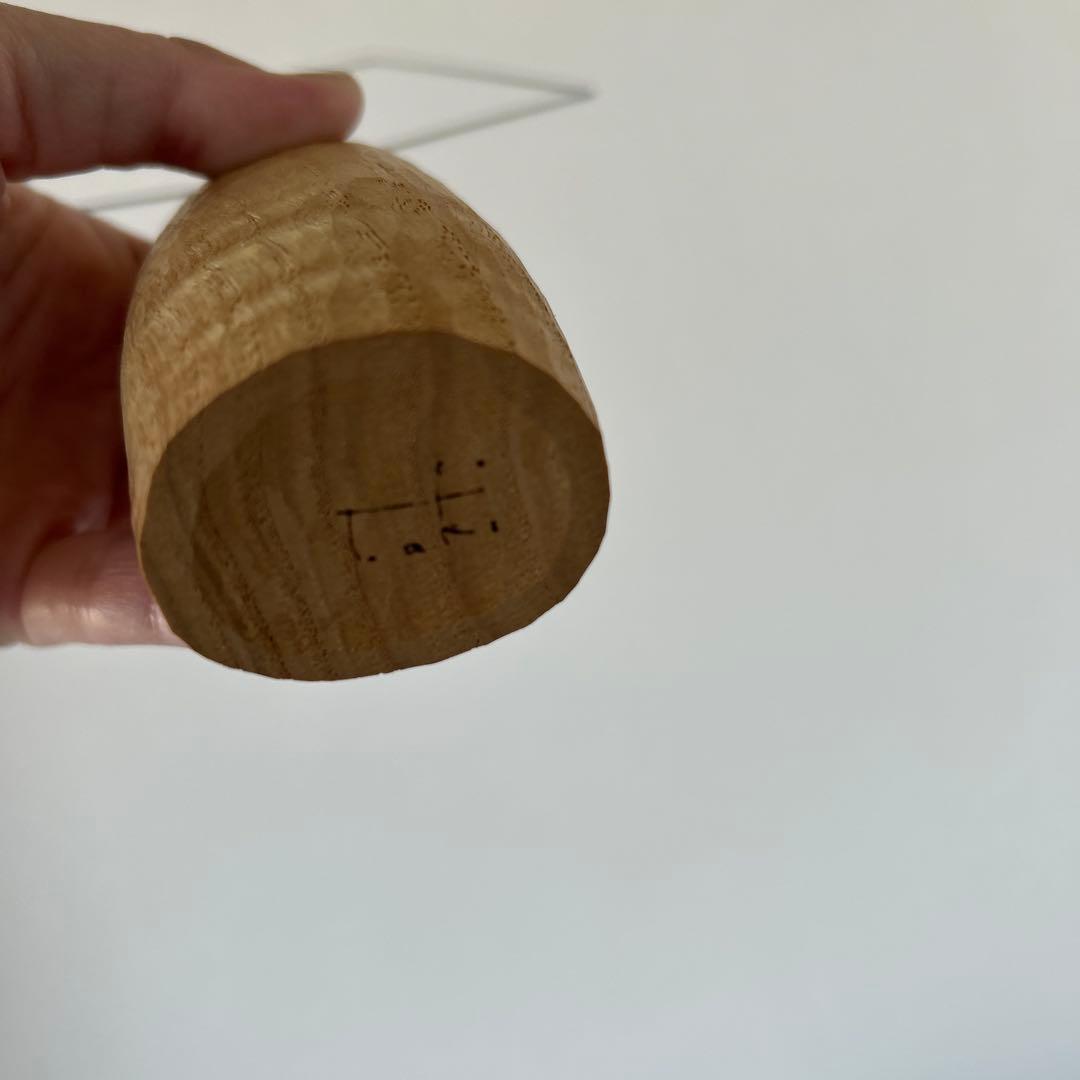 【新品未使用】辻有希 置き型モビール　天然木　オブジェ　木工作家