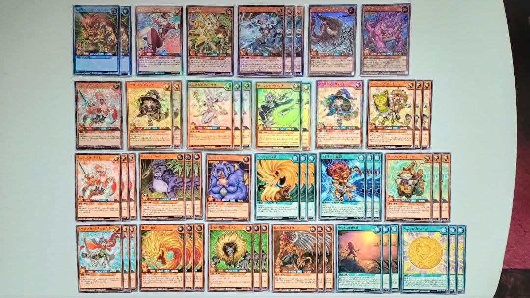 遊戯王 スーパーウォーライオン アニマジカ デッキパーツ 67枚