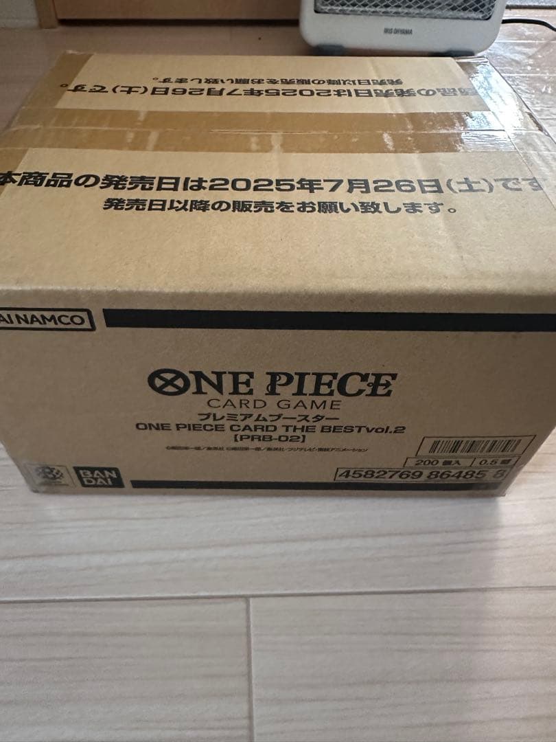 【新品未開封カートン】ワンピースカード ザベスト2 THE BEST2