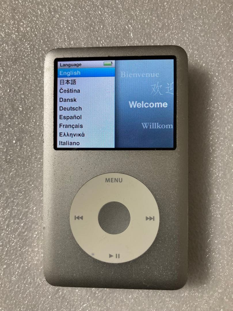 iPod classic 厚型160GB →厚型80GB 動作確認済音出しOK