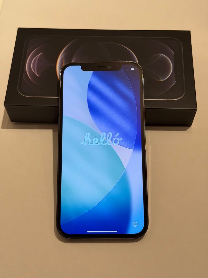 iPhone 12pro 256GB グラファイト（黒）　本体　箱付