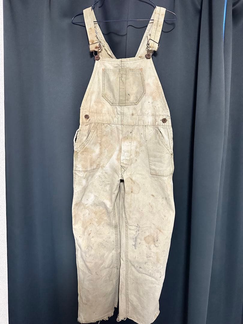 【40s WWII 月桂樹ボタン】スペシャルヴィンテージ オーバーオール 大戦