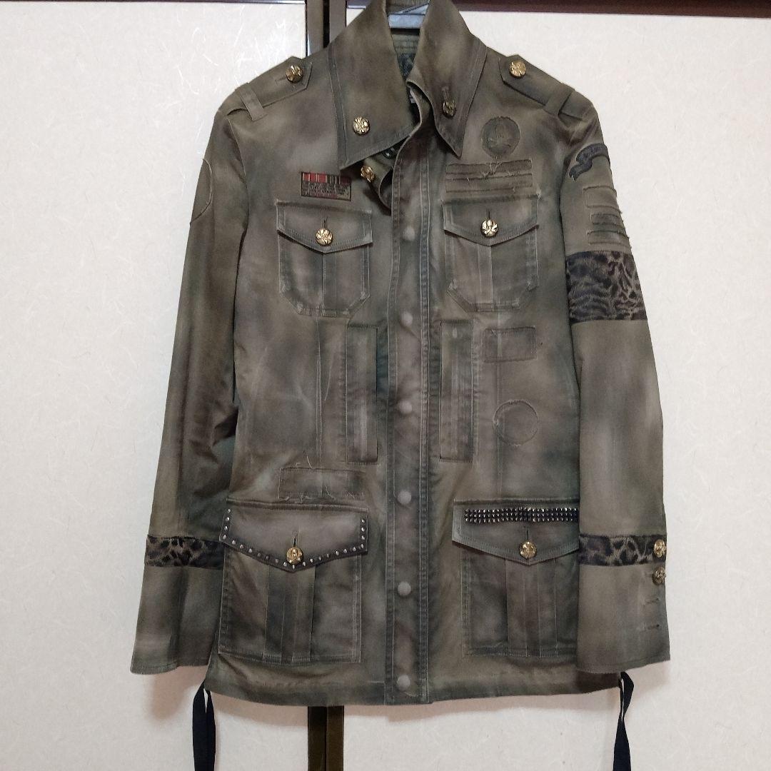 Roen hyde着用 ミリタリージャケット カーキ系 44