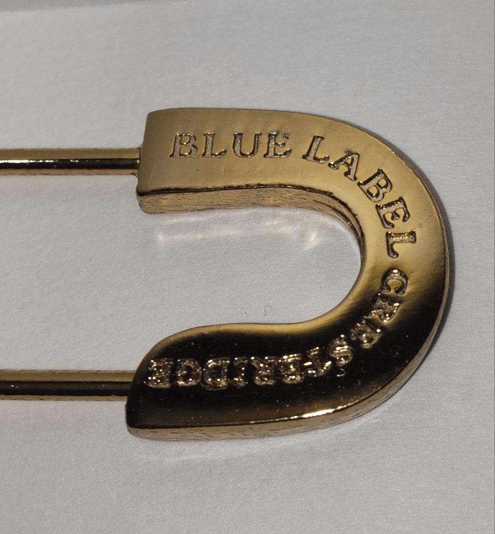 ブルーレーベルクリストブリッジ ポンチョ ピン付き ウール100% チェック 赤