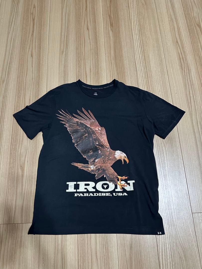 プロジェクトロックTシャツ5枚(L)アンダーアーマーランニングパンツ(XL)